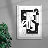 CORBU contemporary wall art print by Przemek Bizoń - sold by DROOL