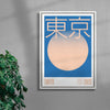 TOKYO contemporary wall art print by Matteus Faria - sold by DROOL