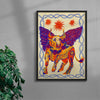 Bull of Heaven contemporary wall art print by Kwonny - sold by DROOL