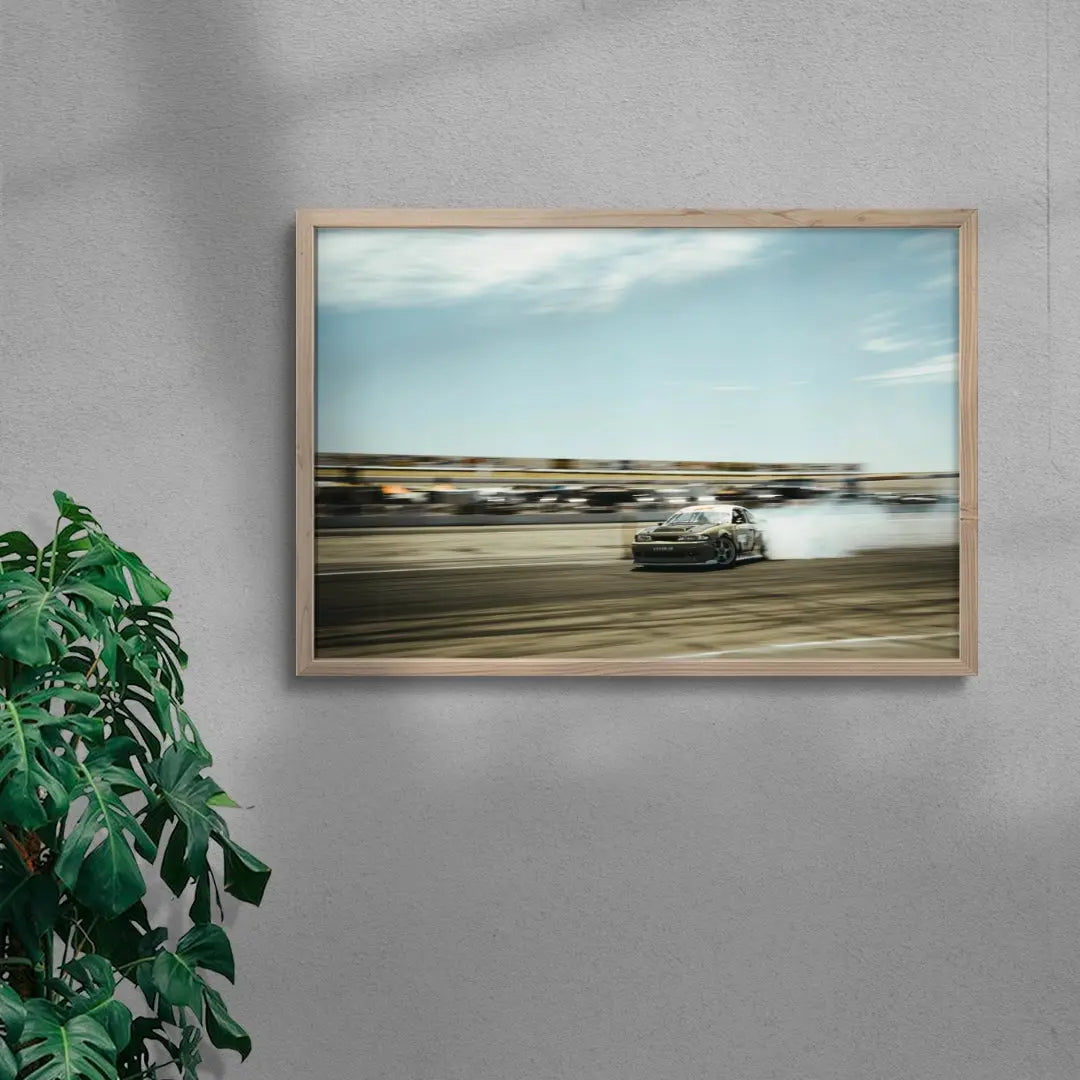 Sideways contemporary wall art print by Ben Strang - sold by DROOL