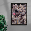 One with Nature contemporary wall art print by Daukantė - sold by DROOL