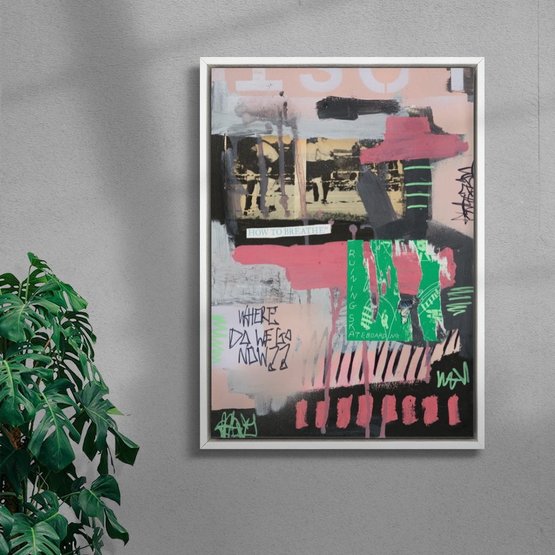 Where contemporary wall art print by Caitlin Flood-Molyneux - sold by DROOL