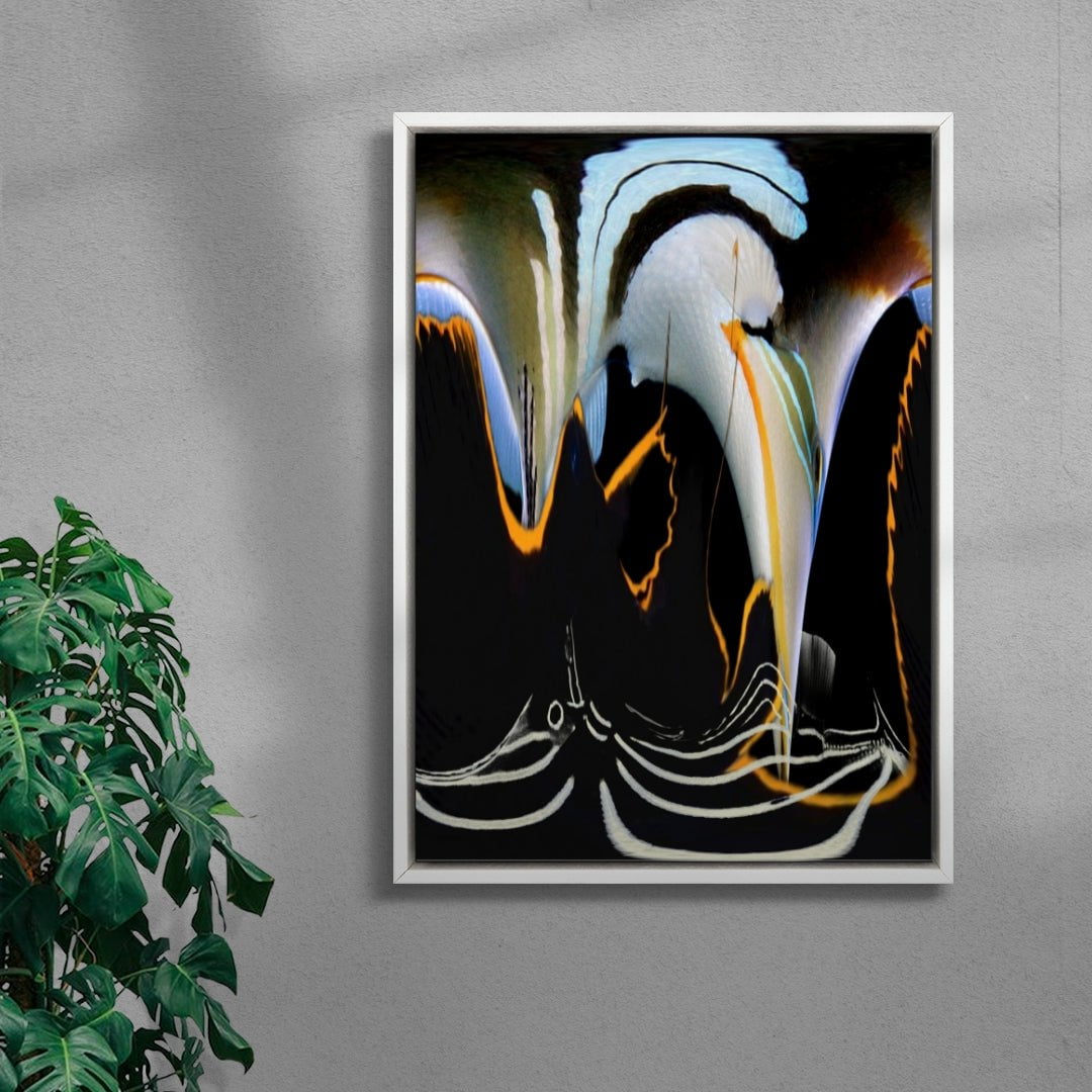 Reef contemporary wall art print by HIRA.vision - sold by DROOL