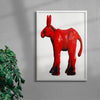 Toy Donkey contemporary wall art print by River Cousin - sold by DROOL