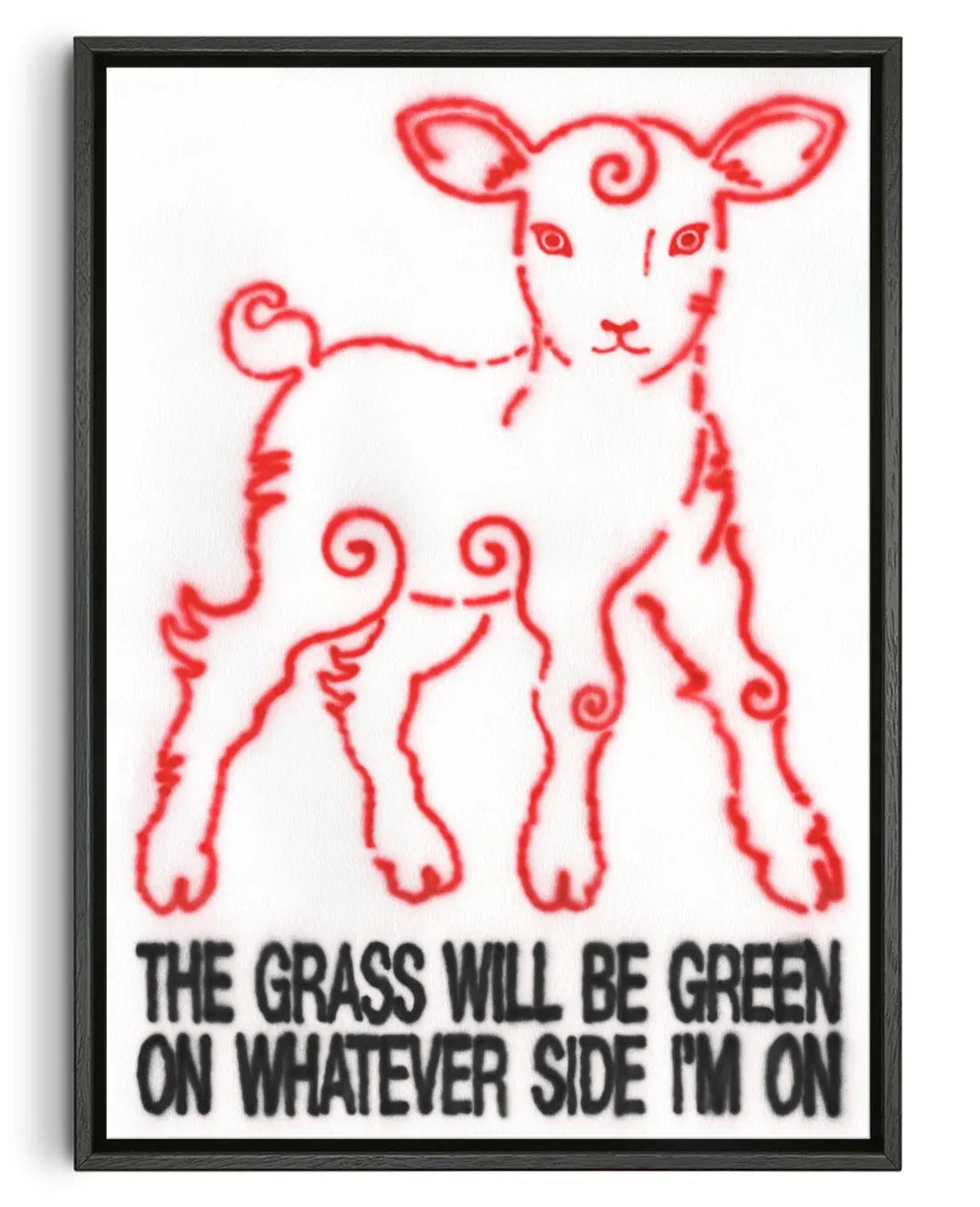 Green Grass contemporary canvas print by Alexander Khabbazi - sold by DROOL