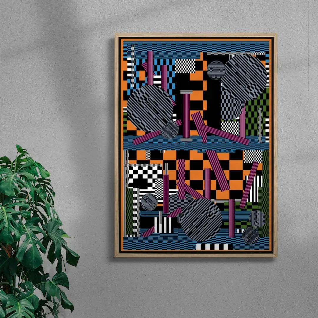 Mind Palace contemporary wall art print by Casiel Checoni - sold by DROOL