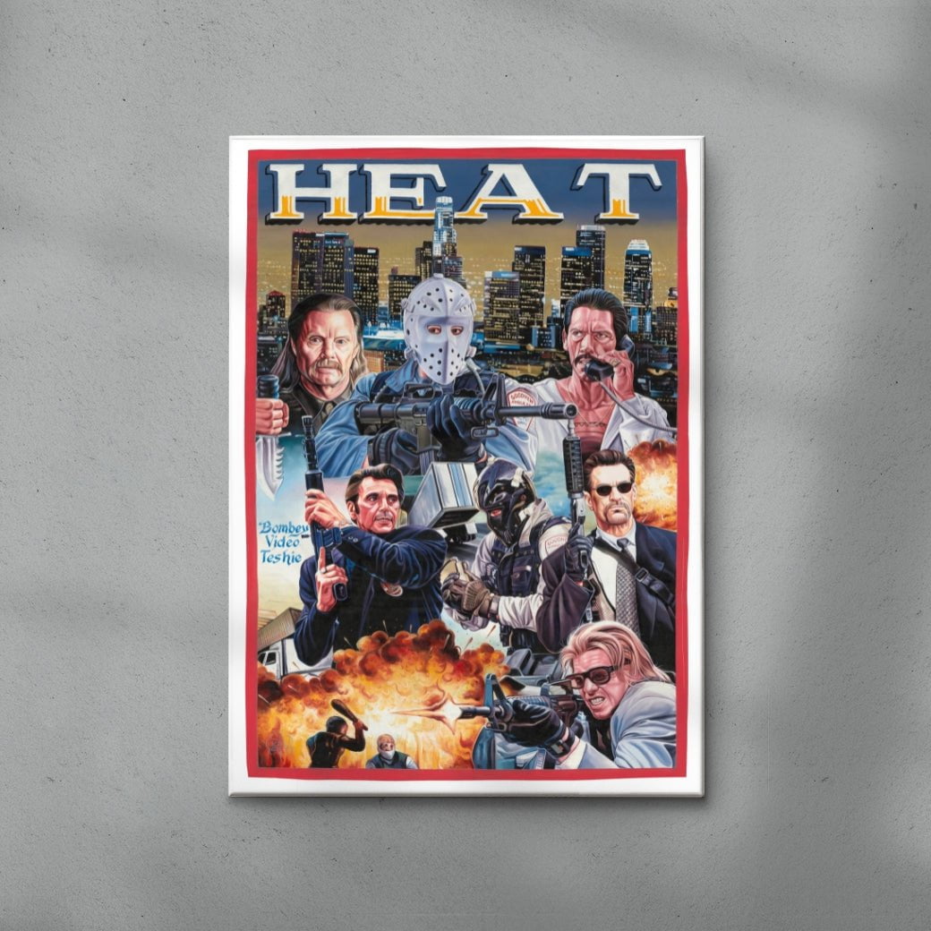 Heat contemporary wall art print by Deadly Prey - sold by DROOL