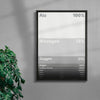 Air contemporary wall art print by Pangram Pangram Foundry - sold by DROOL