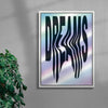 Dreams contemporary wall art print by Ignorance1 - sold by DROOL