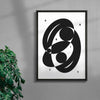 ORBITY contemporary wall art print by Przemek Bizoń - sold by DROOL