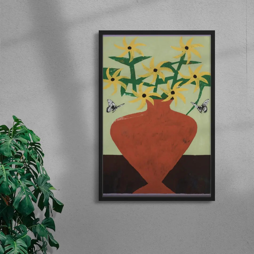 Terracotta Vase contemporary wall art print by Colby Edwards - sold by DROOL