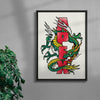 Apex contemporary wall art print by Othman Zougam - sold by DROOL