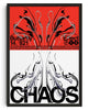 CHAOS contemporary wall art print by Alessio Borando - sold by DROOL