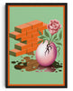 Load image into Gallery viewer, Narcissus Humpty Dumpty by Itamar Makover contemporary wall art print from DROOL