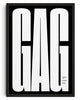 GAG contemporary wall art print by Carla Palette - sold by DROOL