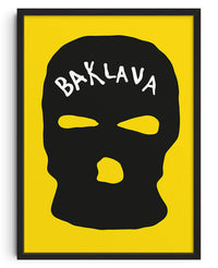 Thumbnail for Baklava contemporary wall art print by Max Blackmore - sold by DROOL