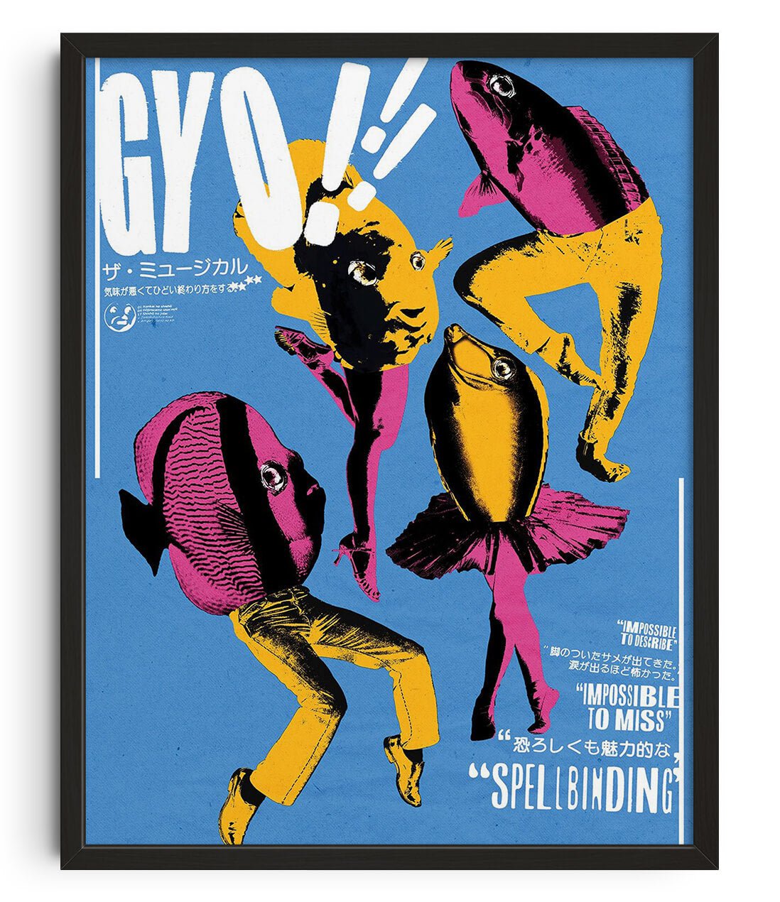 GYO!!! by Eddie Loughran contemporary wall art print from DROOL