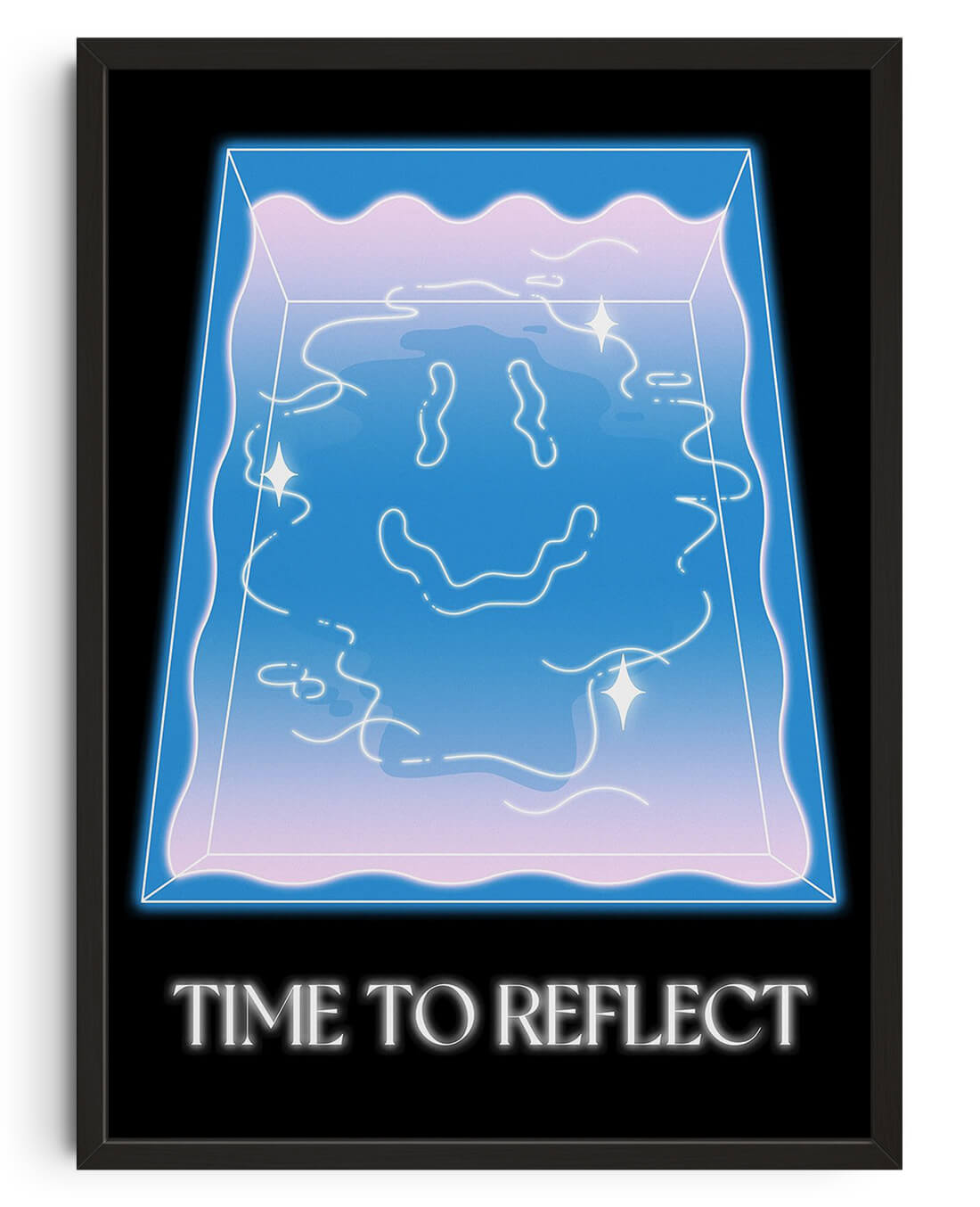 TIME TO REFLECT contemporary wall art print by GOOD OMEN - sold by DROOL