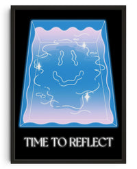 Thumbnail for TIME TO REFLECT contemporary wall art print by GOOD OMEN - sold by DROOL