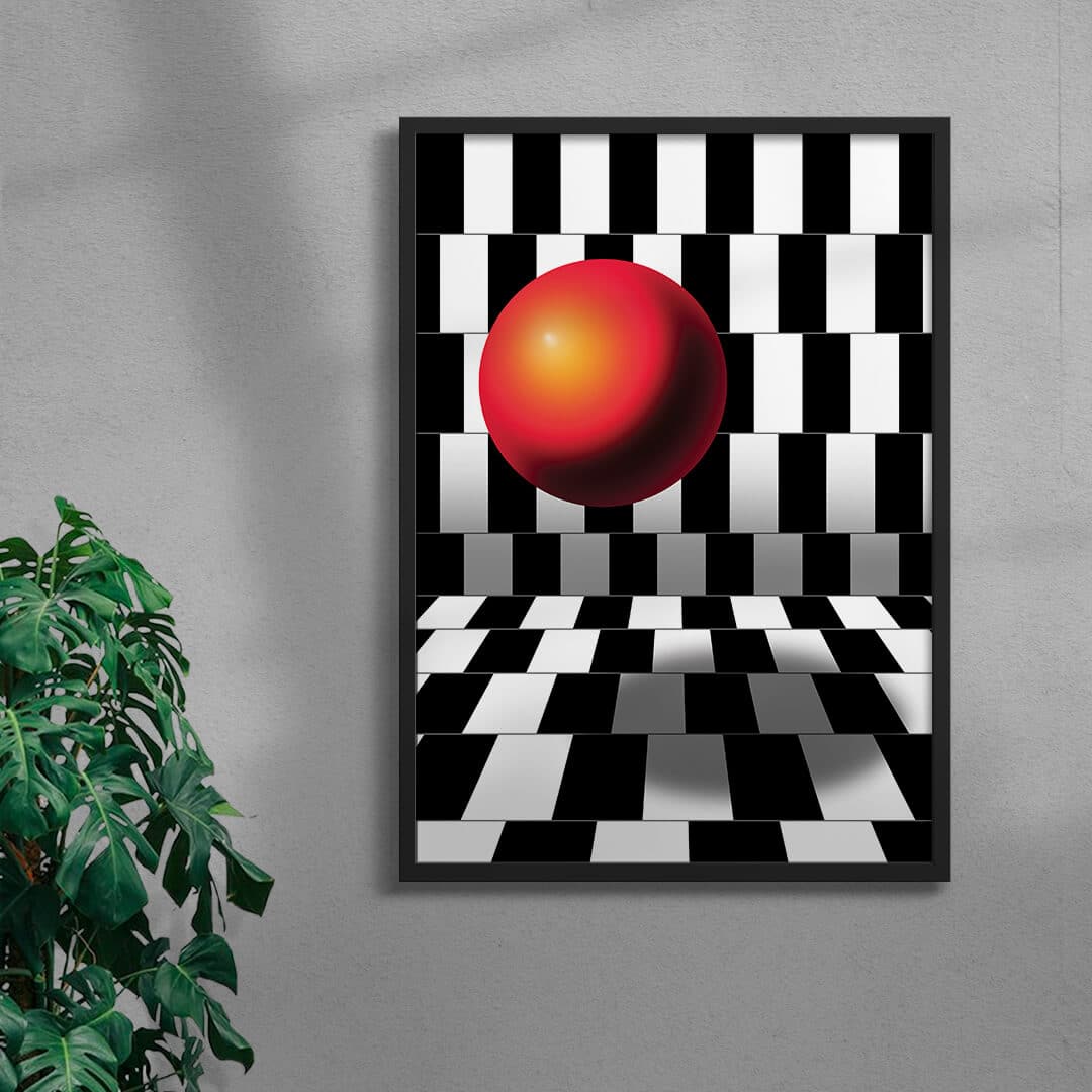 All Straight Lines contemporary wall art print by Samuel Finch - sold by DROOL