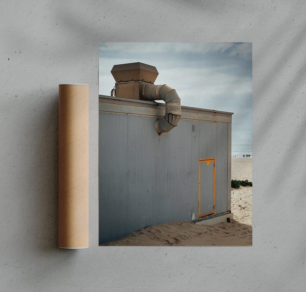 Areia do Porto contemporary wall art print by Francesco Gallo - sold by DROOL