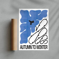 Thumbnail for Autumn to Winter contemporary wall art print by Alexander Khabbazi - sold by DROOL