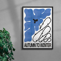 Thumbnail for Autumn to Winter contemporary wall art print by Alexander Khabbazi - sold by DROOL