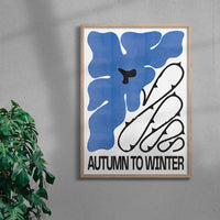 Thumbnail for Autumn to Winter contemporary wall art print by Alexander Khabbazi - sold by DROOL