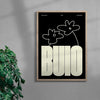 BUIO contemporary wall art print by Carla Palette - sold by DROOL