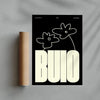 BUIO contemporary wall art print by Carla Palette - sold by DROOL