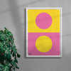 Balance contemporary wall art print by Linus Lohoff - sold by DROOL