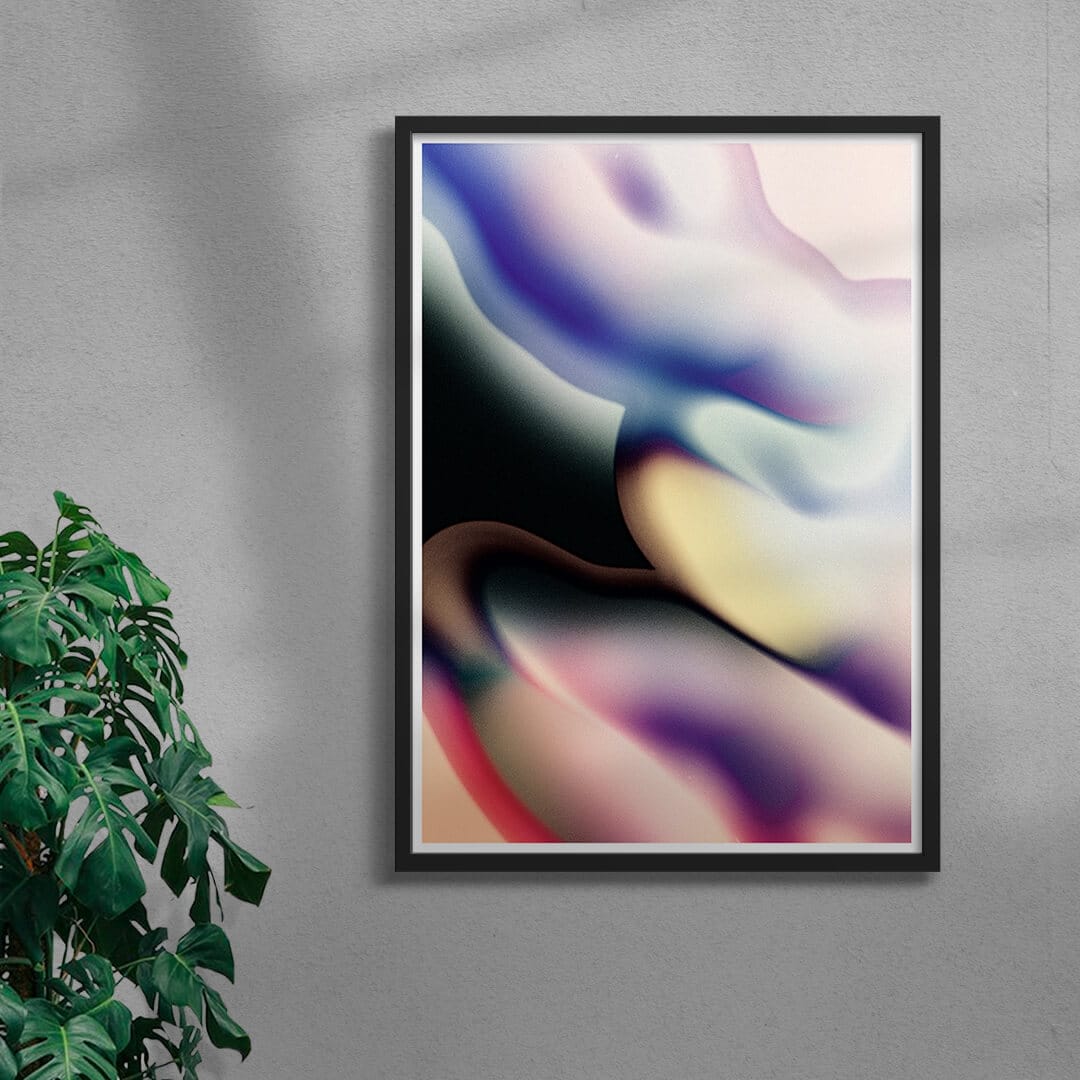 Blob contemporary wall art print by Henry M. - sold by DROOL