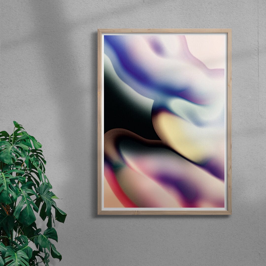 Blob contemporary wall art print by Henry M. - sold by DROOL