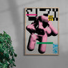 Load image into Gallery viewer, Bubble Gum contemporary wall art print by Will Da Costa - sold by DROOL