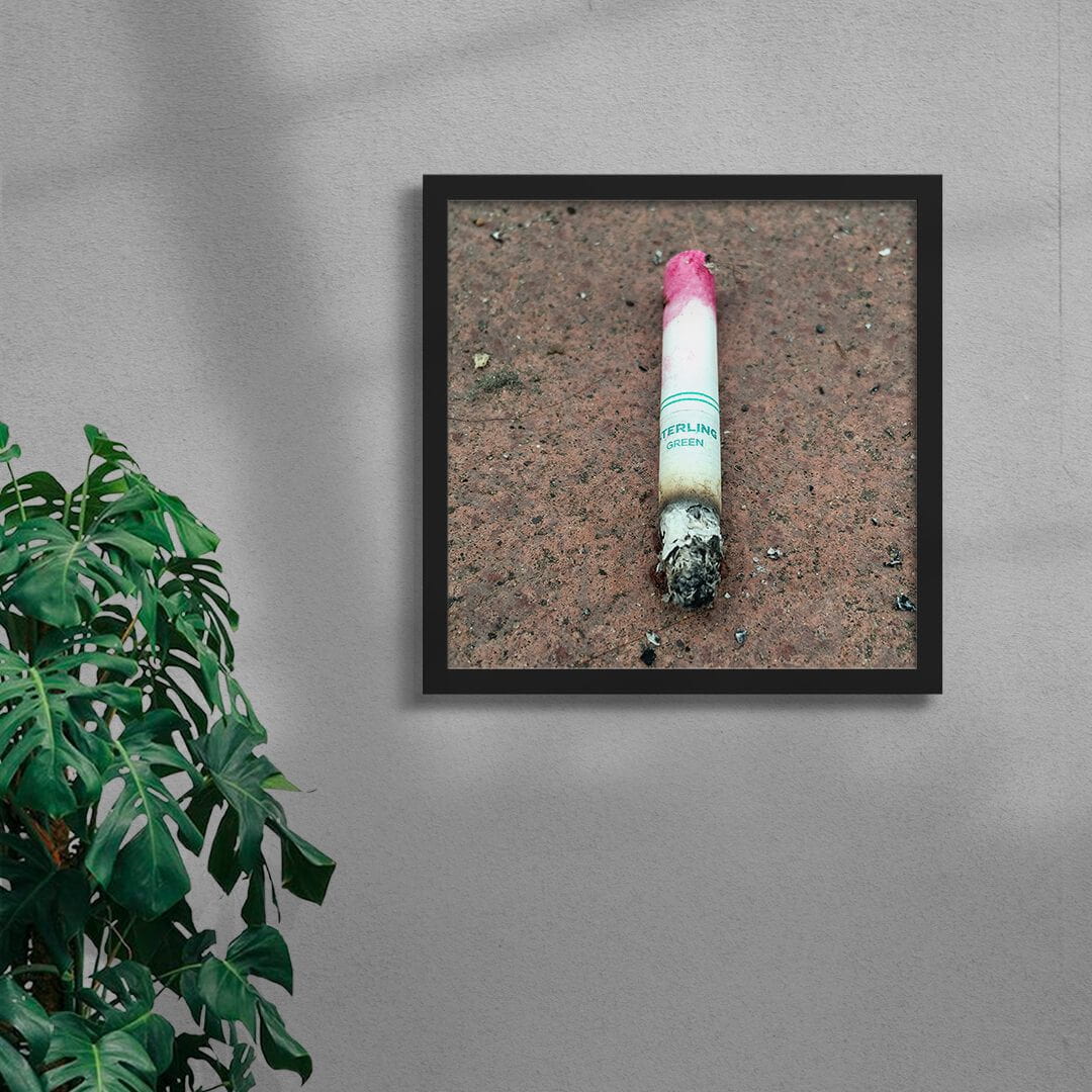 Cigarette, Someone's Rubbish contemporary wall art print by Chloe Juno - sold by DROOL