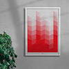 Course contemporary wall art print by Jerry-Lee Bosmans - sold by DROOL