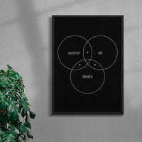 Thumbnail for Ctrl+Alt+Del contemporary wall art print by Roman Post. - sold by DROOL