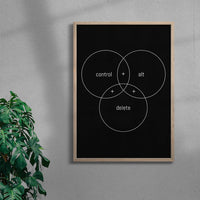 Thumbnail for Ctrl+Alt+Del contemporary wall art print by Roman Post. - sold by DROOL