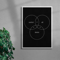 Thumbnail for Ctrl+Alt+Del contemporary wall art print by Roman Post. - sold by DROOL