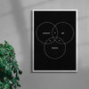 Load image into Gallery viewer, Ctrl+Alt+Del contemporary wall art print by Roman Post. - sold by DROOL