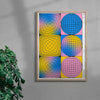 Diamonds and Pearls contemporary wall art print by Jerry-Lee Bosmans - sold by DROOL