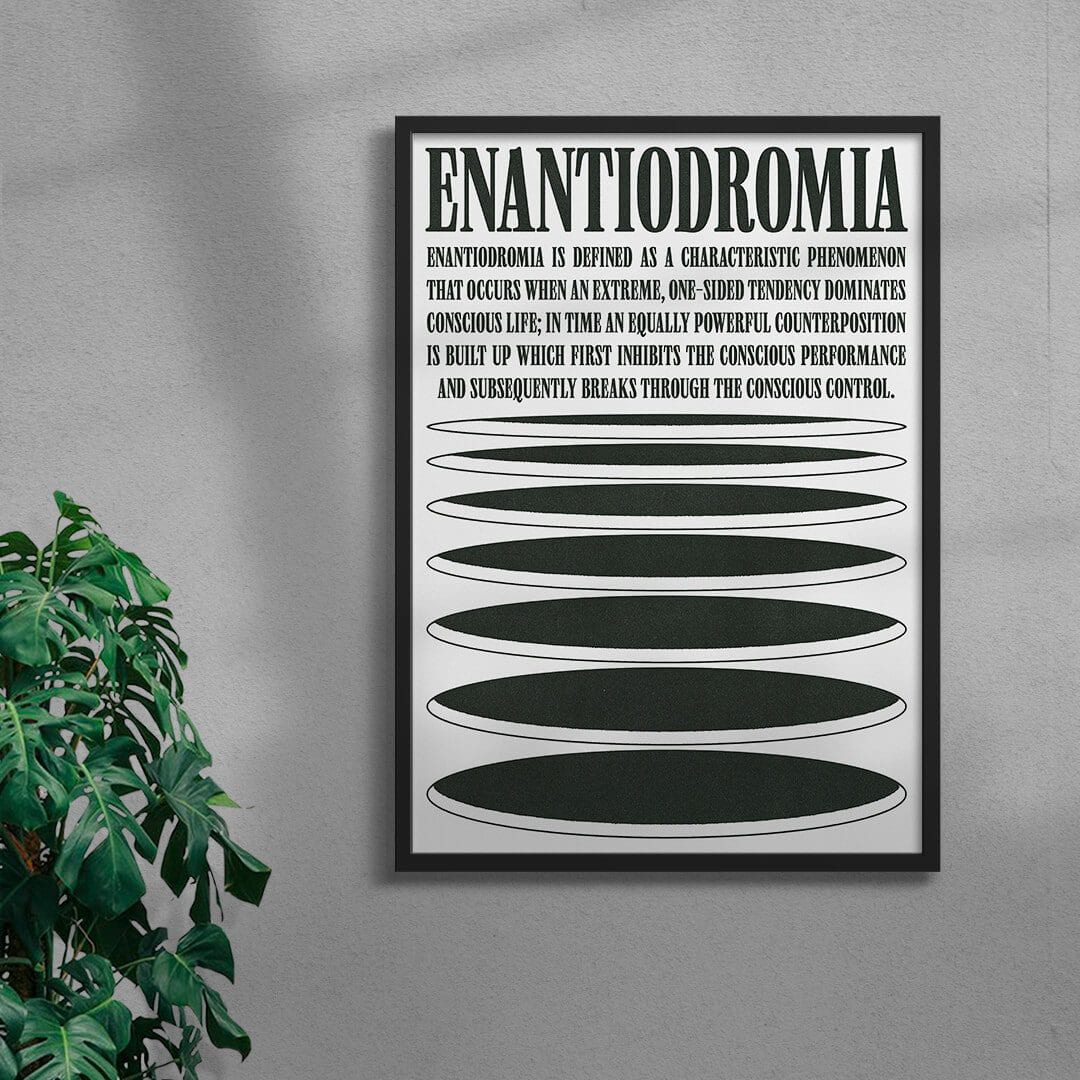 Enantiodromia contemporary wall art print by Utsav Verma - sold by DROOL