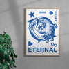 Load image into Gallery viewer, Eternal 1 contemporary wall art print by CYPH-ART - sold by DROOL