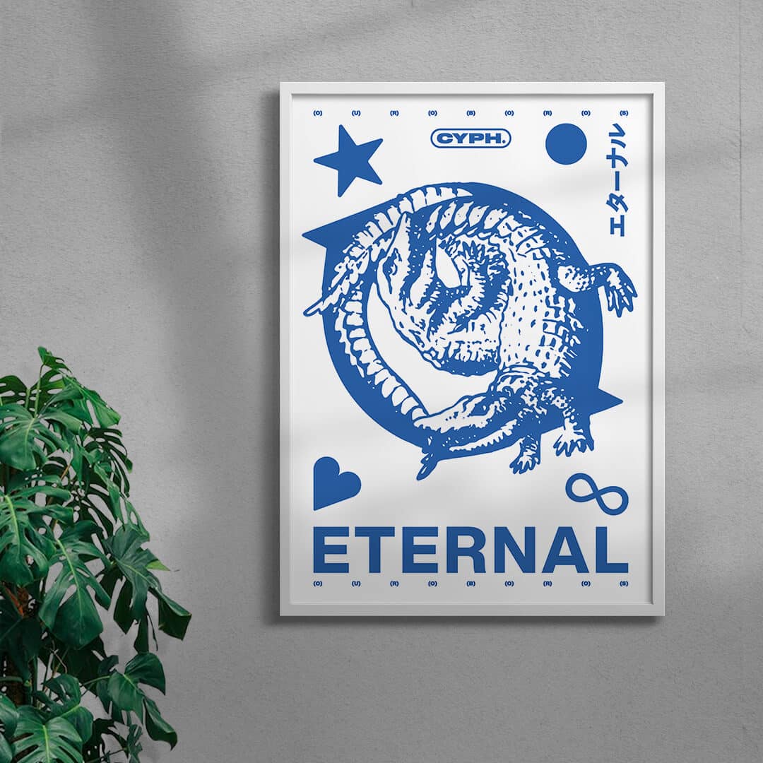 Eternal 1 contemporary wall art print by CYPH-ART - sold by DROOL