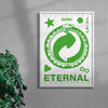 Eternal 2 contemporary wall art print by CYPH-ART - sold by DROOL