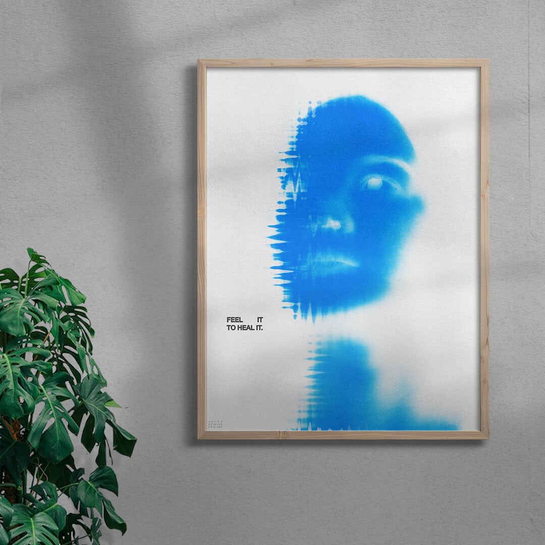 Feel it contemporary wall art print by Antoine Paikert - sold by DROOL