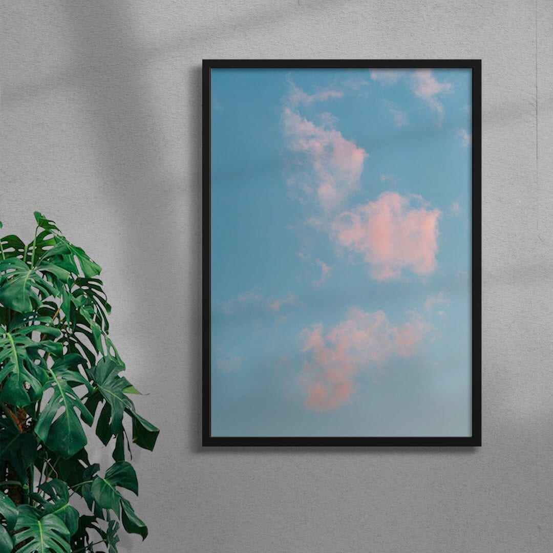 Floating contemporary wall art print by DROOL Collective - sold by DROOL