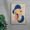 Floating Shapes #1 contemporary wall art print by frisk - sold by DROOL
