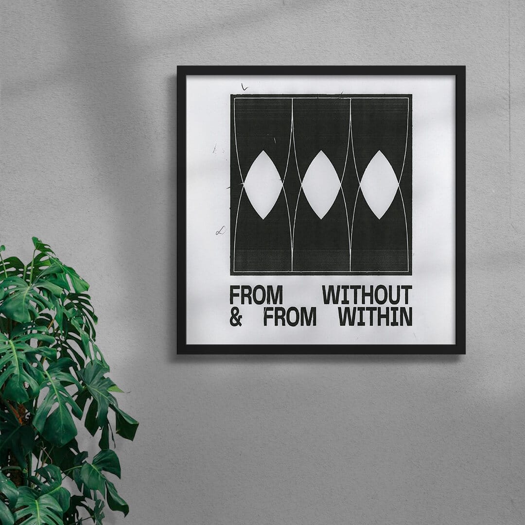 From Without contemporary wall art print by Alexander Khabbazi - sold by DROOL