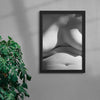 Load image into Gallery viewer, G, on loving contemporary wall art print by Giulia B - sold by DROOL